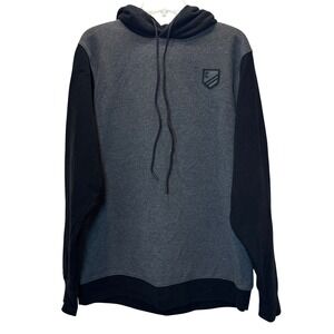 Crewe Mens XL Colorblock Hoodie Y2K Lounge Outdoor Pullover Casual Athletic